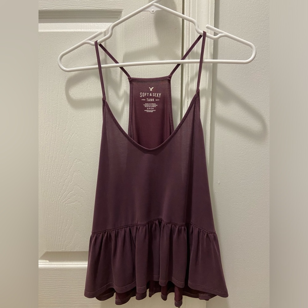 American Eagle Maroon tank